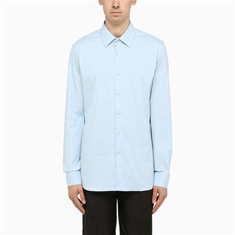 Prada Camicia azzurra in cotone 